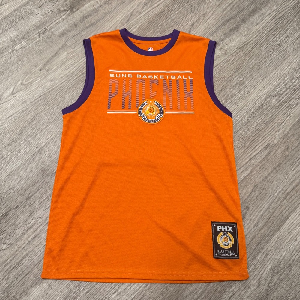 NBA Phoenix Suns Deandre Ayton 22 Basketball Jersey Mens Medium Orange PHX Mesh‎